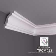 Hot Sale PU Cornice Mouling With Pour Restaurant Decor